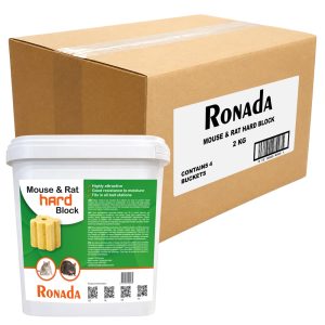 Ronada Muizen en Ratten Hard Block 2 kg - Doos 4 stuks