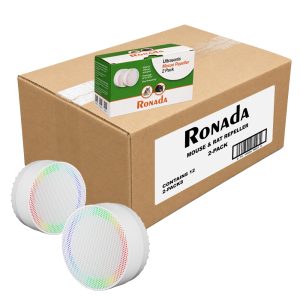Ronada Muizen en rattenverjager 2-Pack - Doos 12 stuks
