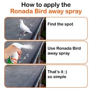 Ronada spray tegen Vogels - Doos 12 stuks